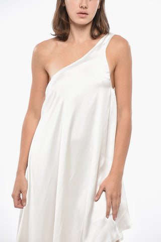 Vestito Monospalla in Satin