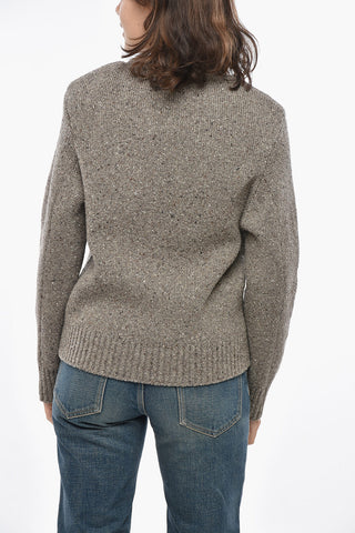 Pullover Girocollo in Misto Lana