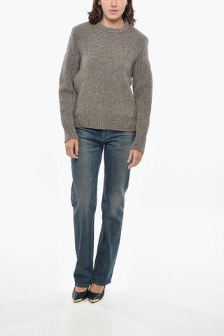 Pullover Girocollo in Misto Lana