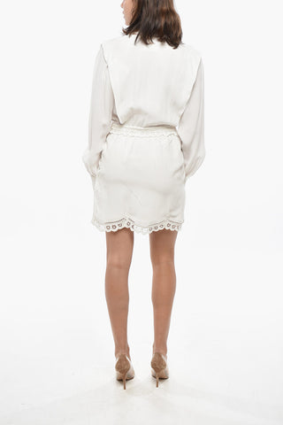 ETOILE Mini Dress FELIE with Broderie Anglaise Trim