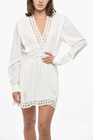ETOILE Mini Dress FELIE with Broderie Anglaise Trim