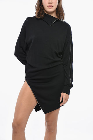 Knit Dress GAELYS with Zip Detail