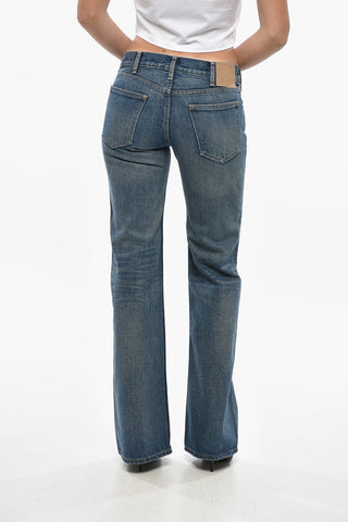 Bootcut-Jeans mit mittlerer Bundhöhe 26 cm