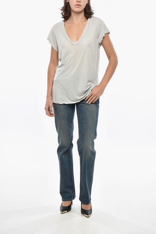 STANDARD Lightweight Cotton V-Neck T-Shirt