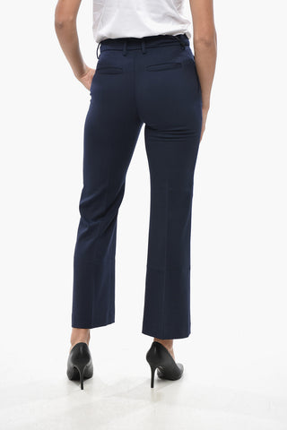 Gabardine SANDY Pants with Belt Loops