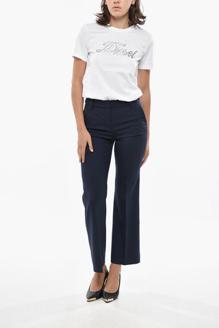 Gabardine SANDY Pants with Belt Loops