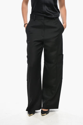 Cargohose Mit Hoher Taille