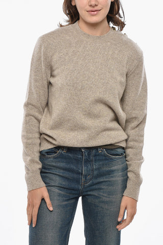 Crew Neck TRIPLE KNOT Cashmere Blend Sweater