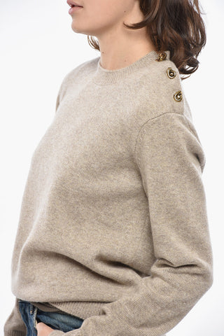 Crew Neck TRIPLE KNOT Cashmere Blend Sweater