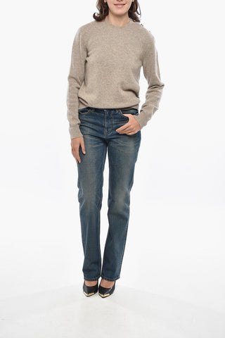 Crew Neck TRIPLE KNOT Cashmere Blend Sweater