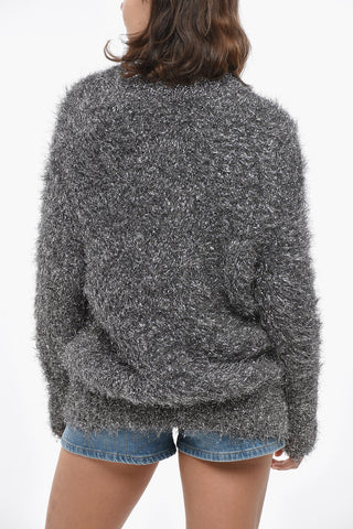 Eyelash Designed WAYNE Crew Neck Pullover