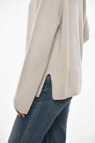 S MAX MARA Maglia a Collo Alto ELICA in Misto Cashmere