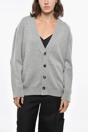 V Neck Cashmere Blend Cardigan