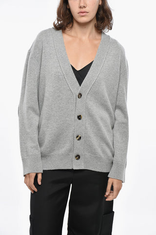 V Neck Cashmere Blend Cardigan