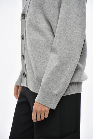 V Neck Cashmere Blend Cardigan