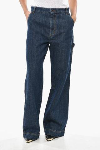 WEEKEND Dark Washed DIVINIA Wide Leg Denims 27cm