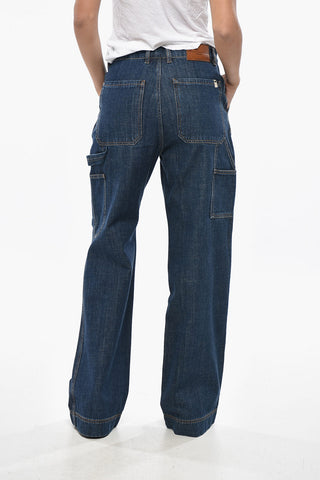 WEEKEND Dark Washed DIVINIA Wide Leg Denims 27cm