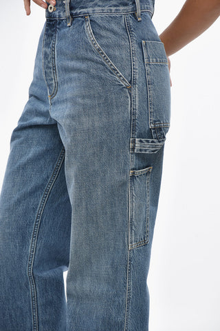 Jeans Cargo Lavaggio Medio 20cm