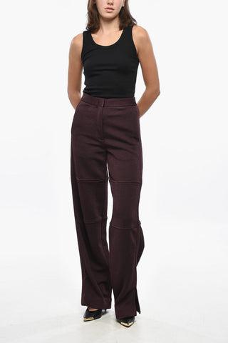 Viscose Pants PLUM