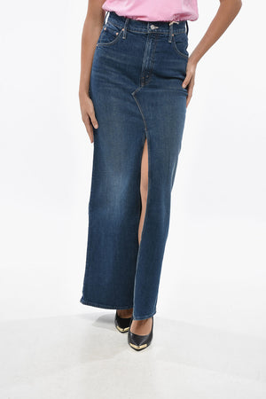 데님 맥시 스커트 THE BOMBSHELL 앞트임