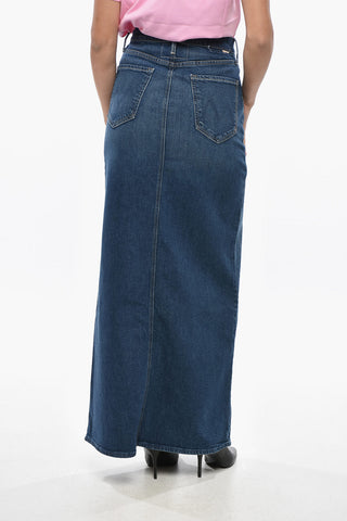 데님 맥시 스커트 THE BOMBSHELL 앞트임