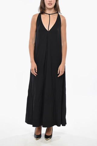 Maxi Dress T-STRAP con Dettagli Cut-out