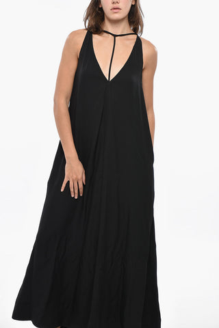 Maxi Dress T-STRAP con Dettagli Cut-out