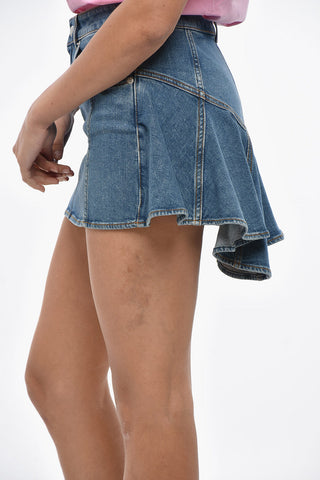 Minigonna Asimmetrica in Denim
