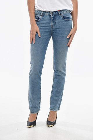 LIBRARY Jeans Slim Fit in Denim Lavaggio Medio 17cm
