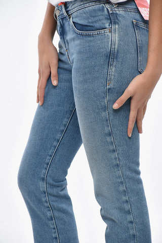 LIBRARY Jeans Slim Fit in Denim Lavaggio Medio 17cm
