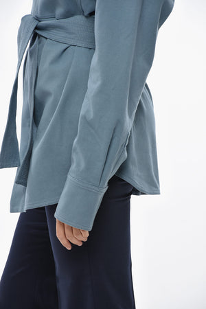 Camicia Sahariana in Gabardina con Cintura