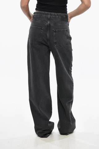 Stone Washed Loose Fit Denims 24cm