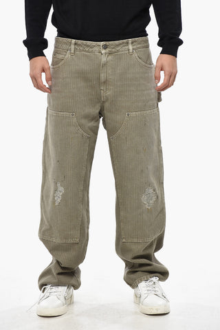 Vintage Effect Loose Fit MARLEY Pants