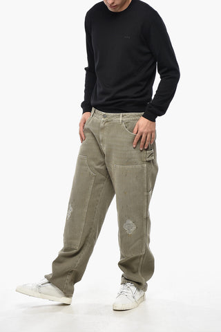 Vintage Effect Loose Fit MARLEY Pants