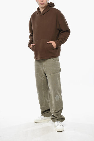 Virgin Wool Hoodie with Kangaroo Pocket