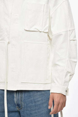 Giubbotto Kimono Field in Cotone Leggero con Taschino