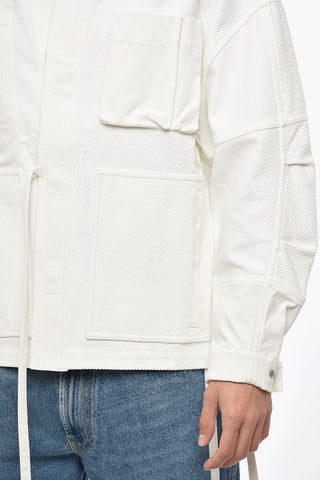 Giubbotto Kimono Field in Cotone Leggero con Taschino