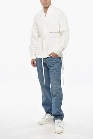 Giubbotto Kimono Field in Cotone Leggero con Taschino