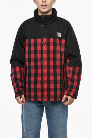EYE MAN Buffalo Check Jacket with Detachable Hood