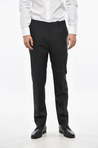 CC COLLECTION Virgin Wool RESET Pants with Belt Loops