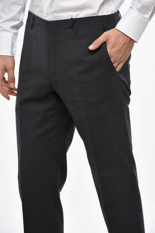 CC COLLECTION Virgin Wool RESET Pants with Belt Loops