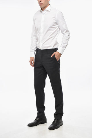 CC COLLECTION Virgin Wool RESET Pants with Belt Loops