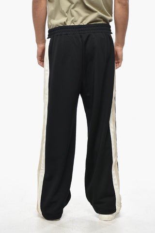 Tech Fabric Joggers with Contrast Side Stripe