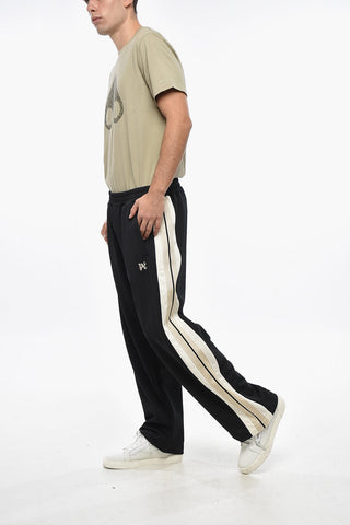 Tech Fabric Joggers with Contrast Side Stripe