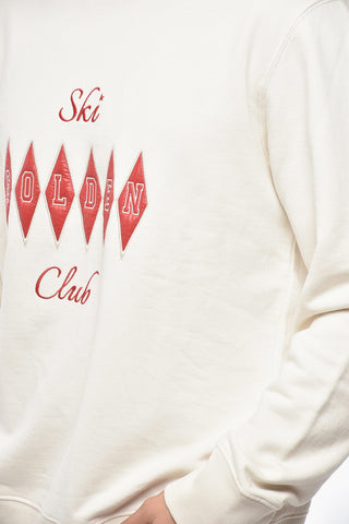 Brushed Cotton ARCHIBALD Crew-neck Sweatshirt with Contrasting Details