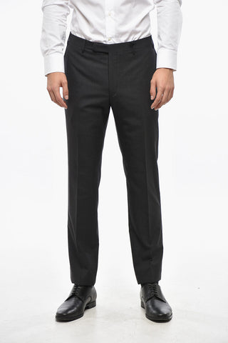 CC COLLECTION Virgin Wool Straight-Leg Trousers RIGHT
