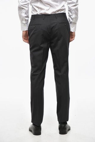 CC COLLECTION Virgin Wool Straight-Leg Trousers RIGHT