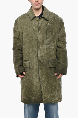 Cappotto Monopetto JUMBO MAC in Cotone con Taschino
