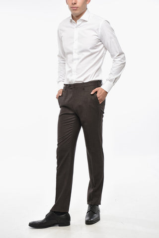 Virgin Wool Regular Fit Pants