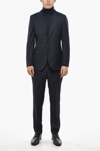 Two-Button Suit with Two Vents and Classic Lapel